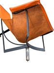 William Katavolos MCM Leather Slingback Chair