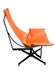 William Katavolos MCM Leather Slingback Chair