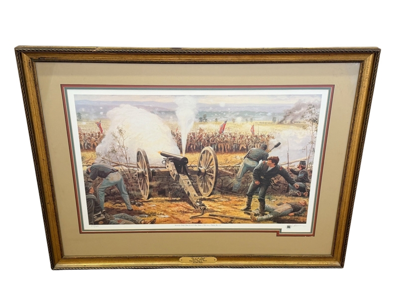 Dale Gallon S/N Lithograph Civil War "Fire at the Angle"