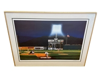 Bill Purdom "Last Crosley Pitch" S/N Lithograph