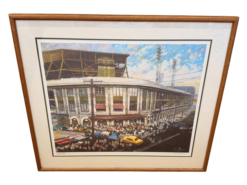 Tom Moser S/N Lithograph "Forbes Field"