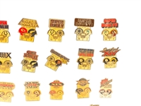 25th Anniversary Super Bowl Pin Set 1966-1990