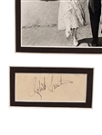 The Music Man Black and White Photo with Cut Signatures of Shirley Jones and Robert Preston