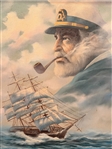 Ken Summers Oil on Canvas Sea Captain