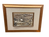 Valenti Argenti 3D Relief Sterling Silver Plated Bas-Relief Plaque