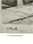 Otto Dinger Etching Morning in Holland