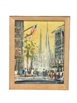 John Checkley (1922-1991) American Oil on Board