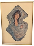 Pair Patricia Buckley Moss Signed Lithographs