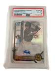 (3) Graded Baseball Cards; A. Trammell, Jeff Bagwell, Yendy Rojas