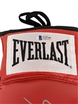 Mike Tyson, Tyson Fury Autographed Red Everlast Boxing Glove Beckett COA