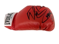LL Cool J Autographed Red Everlast Boxing Glove Beckett COA "MamaSaid Knock You Out"