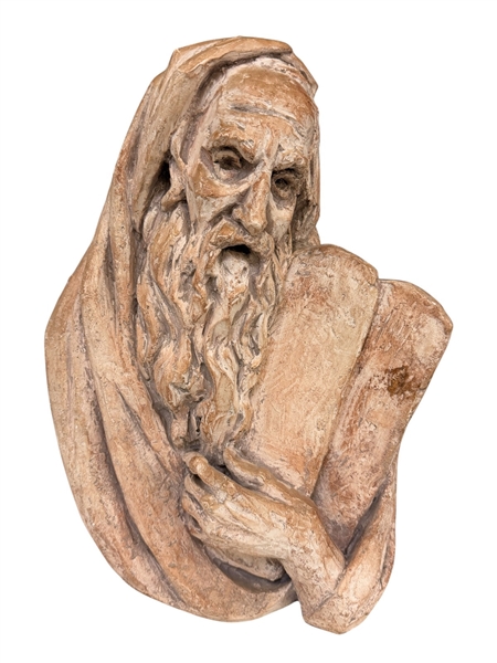 Arnold Henry Bergier Moses with the Ten Commandments Sculpture