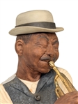 Edward J. Rohn 1985 Jazz Trumpeter Porcelain Figurine