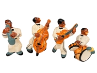 Jazz Quartet 1970s Porcelain Figurines