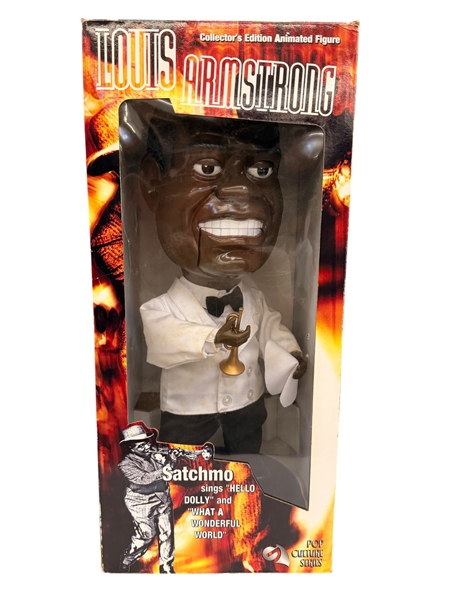 Louis Armstrong Pop Culture Series Animated Figure in Original Box