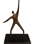 Curtis Jere Bronze Acrobatic Figures Sculpture