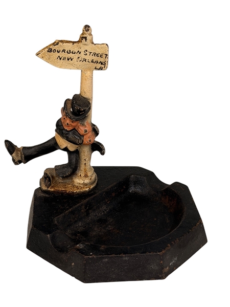 Cast Iron Bourbon St, New Orleans Ashtray by John Wright