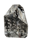 Baccarat Crystal Paperweight Garnier Opera