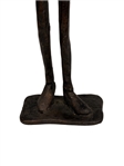 Bronze Brutalist Jazz Musician Sculpture