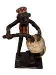 (6) Musician Figurines; Akan Ashanti, Bisque