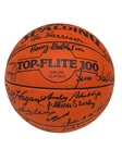 Hall of Fame Autographed Basketball Full JSA Certificate