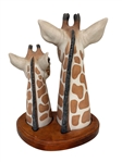 Kazmar Porcelain Giraffe Mother and Colt Numbered 55/450