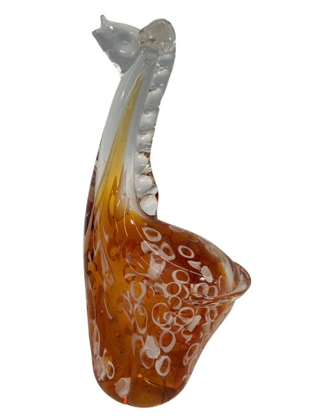 Art Glass Giraffe Paperweight