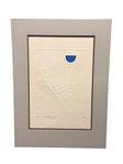 Cecilia "Cecy" Davilla Embossed Intaglio Print "Broken Clarinet"
