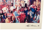 F.X. McRory's Whiskey Bar Seattle Leroy Neiman 1980 Lithograph