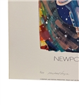 1989 Newport Jazz Festival S/N Lithograph Featuring Charlie Parker Illustration by Michael Sayre