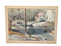 Watercolor Painting Alice Lauffer Lawrence "Home Territory"