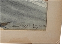 Watercolor Painting Alice Lauffer Lawrence Home Territory