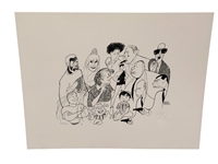 "TV Land No. 5" Al Hirschfeld Lithograph 