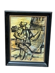 Moshe Katz Mixed Media on Canvas 