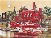 Viktor Schreckengost Engine No. 21 Signed and Numbered Lithograph