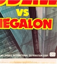 1973 Original Movie Poster Godzilla vs. Megalon