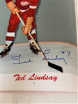 Group of Autographed Detroit Red Wings Ephemera