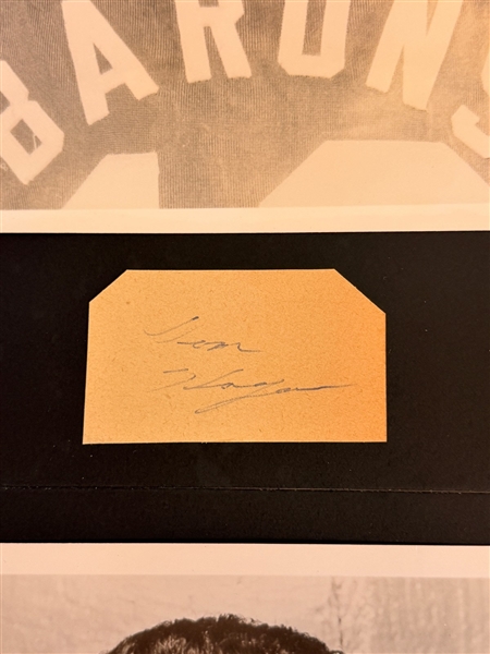 (8) Cleveland Barons Hockey Cut Signatures