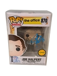 (2) Autographed Funko Pops The Office Jim Halpert and Dwight Schrute