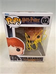 (3) Autographed Funko Pops; Harry Potter; Harry Daniel Radcliffe, Hermione Emma Watson, Ron Rupert Grint
