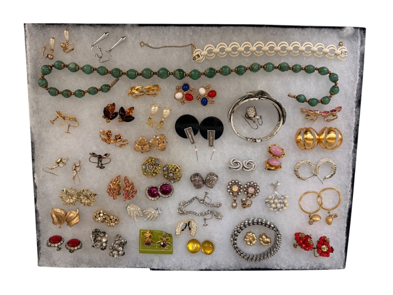 Group of Costume Jewelry Earrings, Bracelets, More