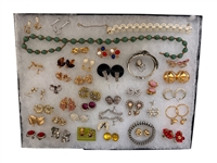 Group of Costume Jewelry Earrings, Bracelets, More