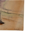 1914 Boys Magazines Featuring Baseball Player, Watercolor by Tedman Coach and Pitcher