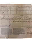 1865 Civil War Discharge Document