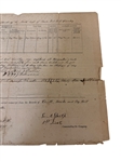 1865 Civil War Discharge Document