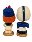 Baltimore Colts 1960's Made in Japan Kissing Bobble Heads