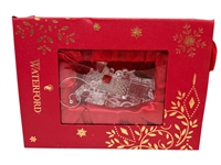 (10) Waterford Crystal Christmas Ornaments in Original Boxes