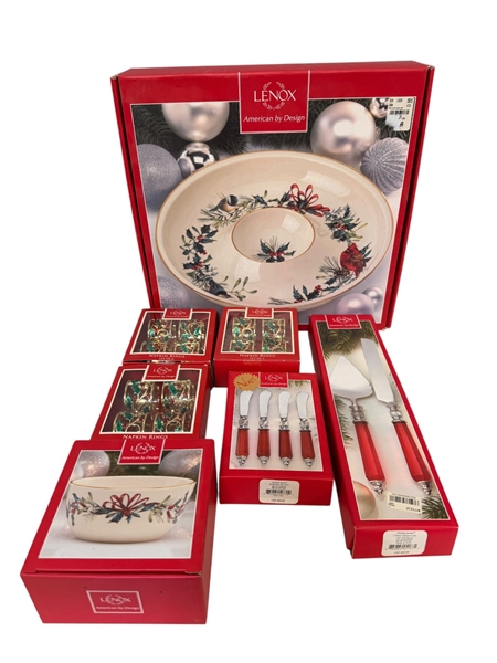 Lenox by Design Holiday Table Service Ware Original Boxes