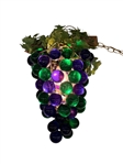 Mid Century Modern Lucite Grape Bunch Swag Lamp