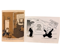 (19) Original Pieces of Political Comic Art by Jack M. McLeod The Buffalo News
